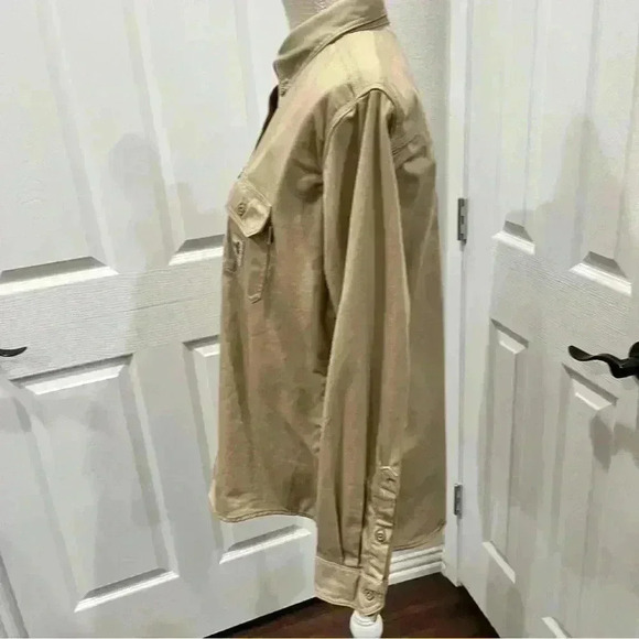 Carhartt Flame Resistant HRC 2 kaki long sleeve button down NWT - Picture 3 of 10